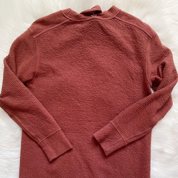 Lululemon Heathered Rustic Clay On Repeat Turtleneck Long Sleeve Dress - Picture 5 of 7